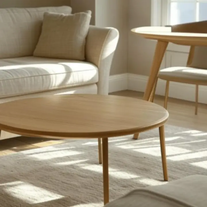 Nowoczesna aranżacja salonu z bestsellerowymi sofami, stołem i fotelami